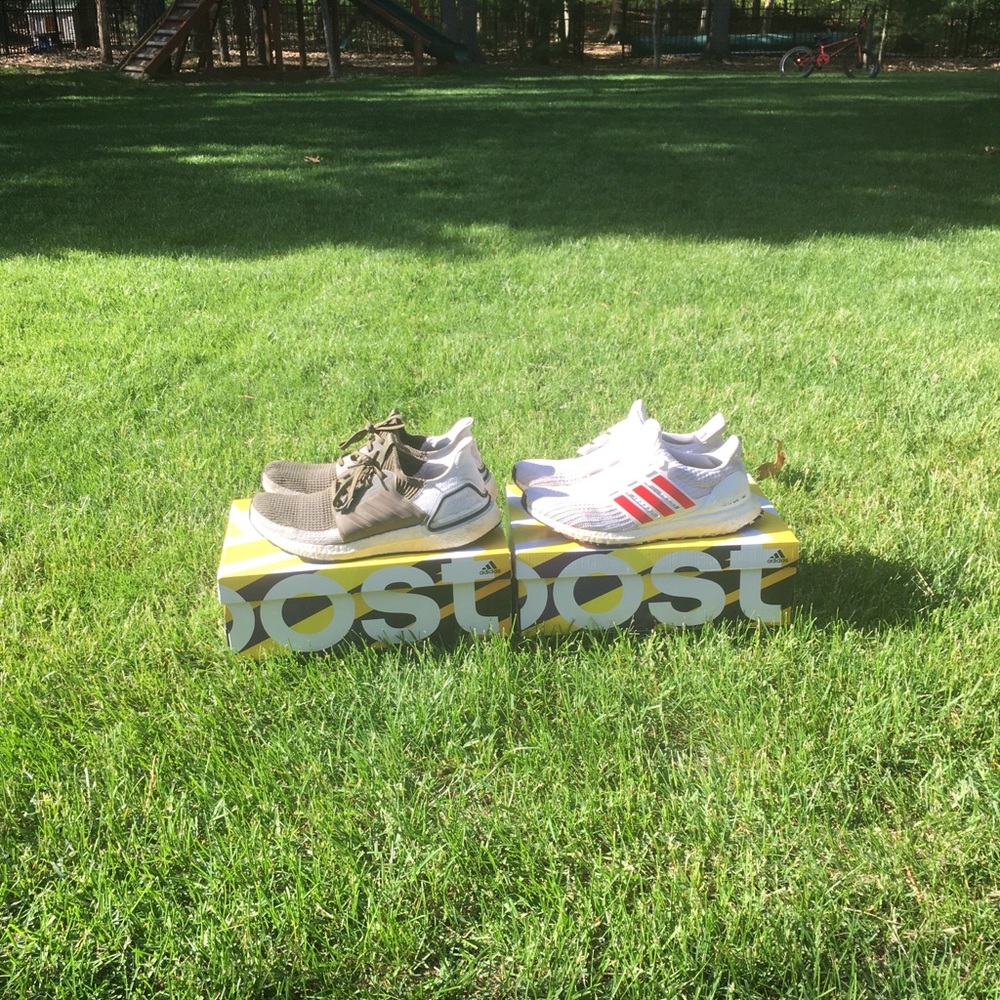 Two pairs of ultraboosts